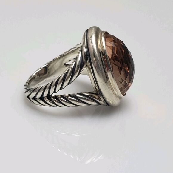 DAVID YURMAN MORGANITE OVAL RING - Picture 3 of 6